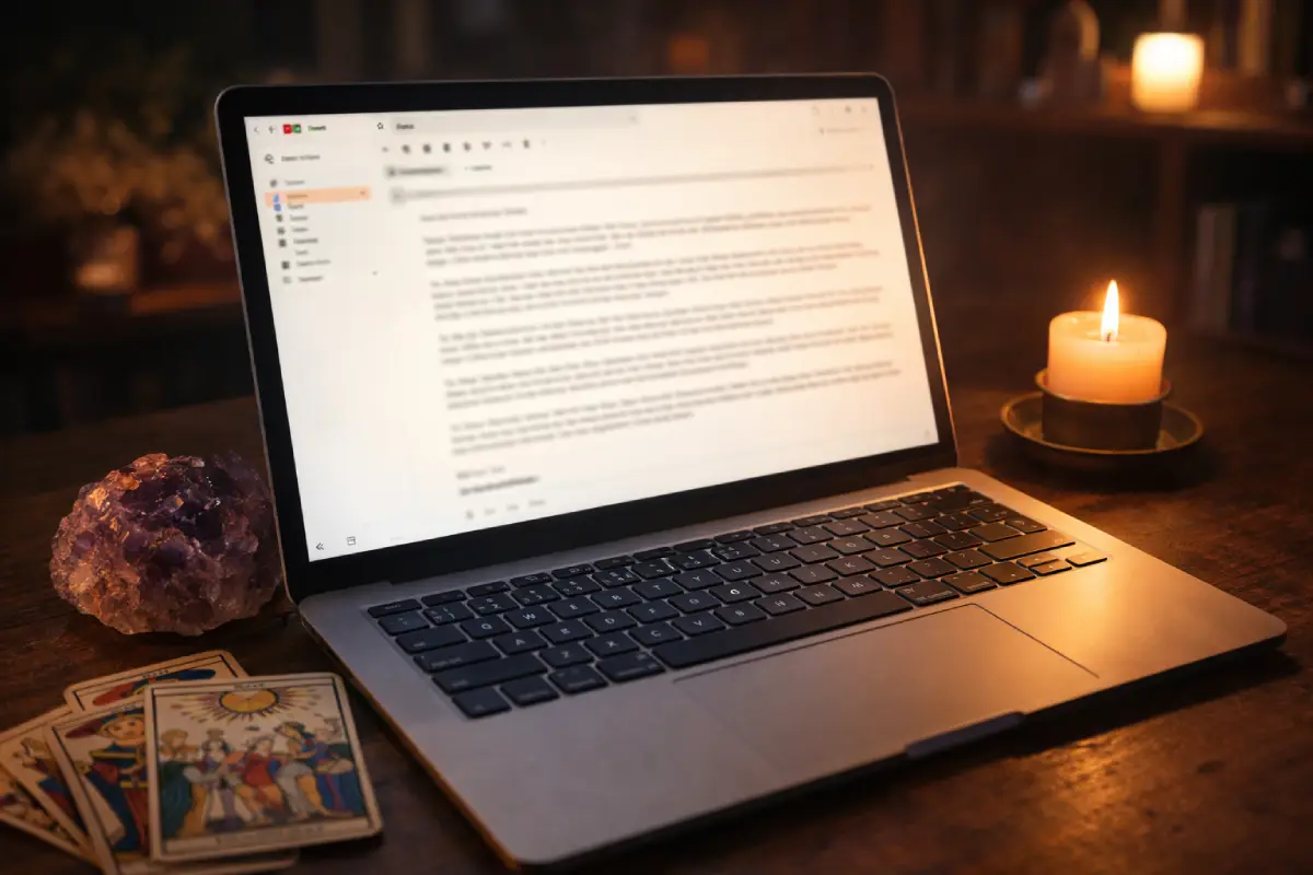 Voyance par mail amour et travail — analyse écrite personnalisée par Wilfried Médium