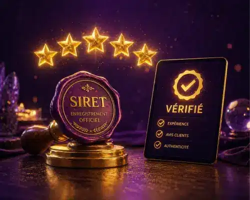 cabinet voyance sérieux vérifier avis clients SIRET identité